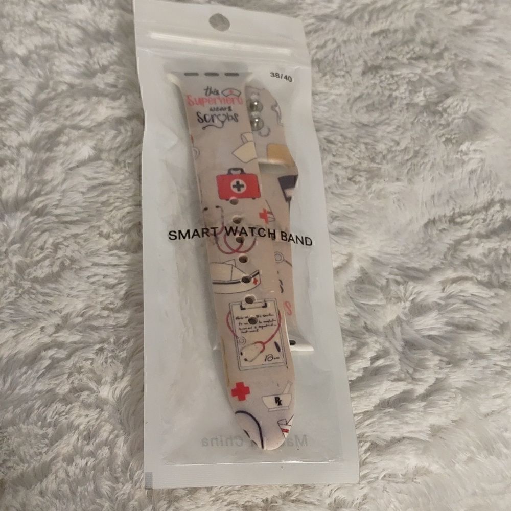 Smart Watch Band Superheroes Wear Scrubs